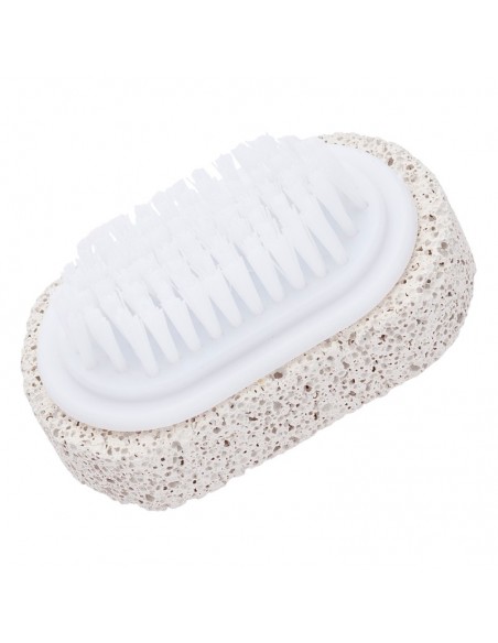 Pietra pomice c/spazzola unghie calli