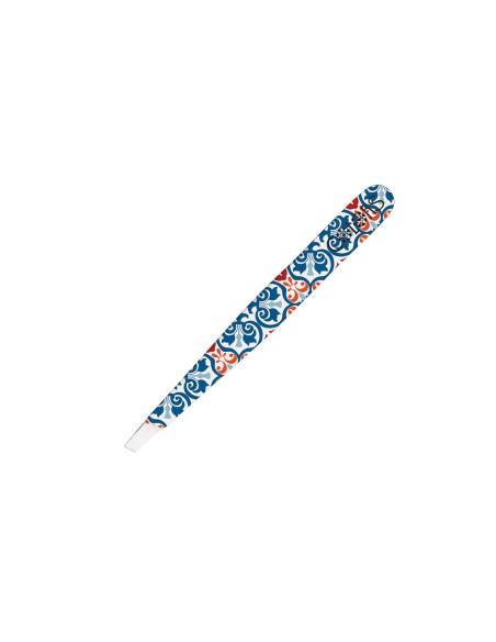 Pinzetta di precisione obliqua-BLUE